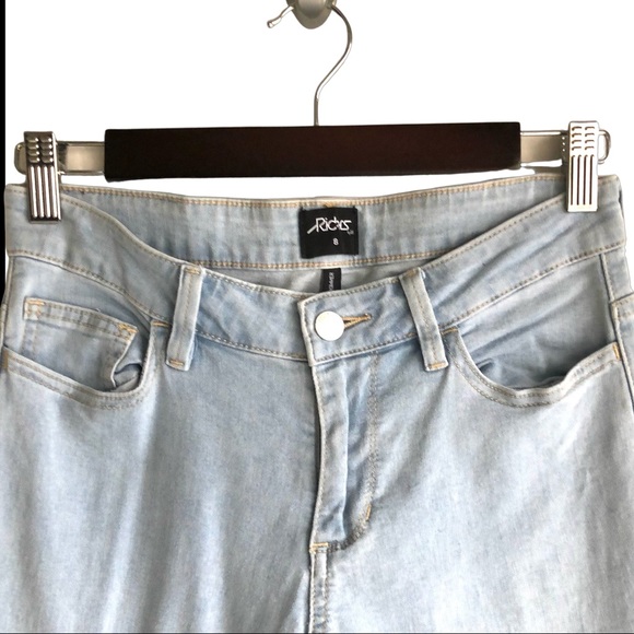 Riders by Lee Light Blue Denim Jeans Size 8 - Picture 3 of 4